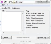 Screenshot main GN³ dialog