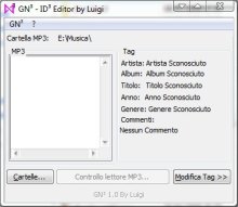 Screenshot main GN³ dialog